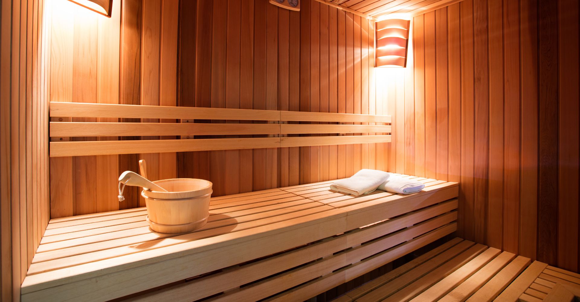 Sauna in de behandelruimte bij Thai Thara Amsterdam West