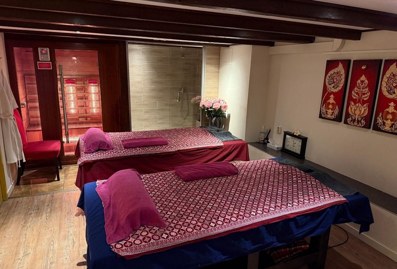 Infraroodsauna bij Thai Thara Amsterdam